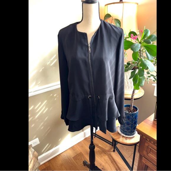 Nine West~Women’s Tiered Zip Front Jacket🌹 - Picture 1 of 14